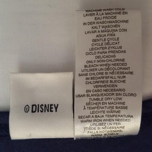 Disney Store Eule Tigger Kaninchen Puuh Laufen Rennen Stickerei blau XL Henley Shirt - Bild 8 von 10