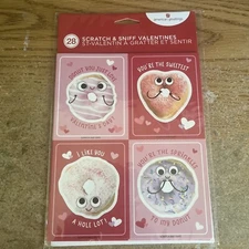 28 Scratch & Sniff Valentines By American Greetings Donut Classroom