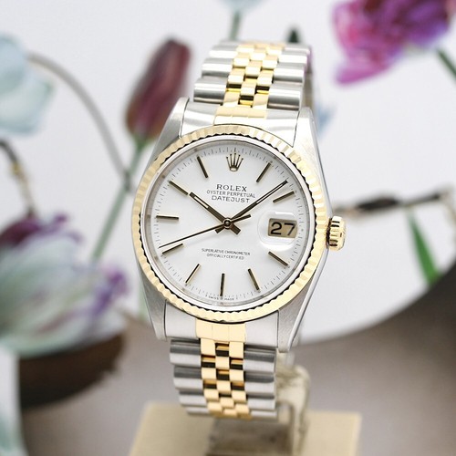 Rolex Datejust Stahl/Gold Automatik Ref: 16233 mit Rolex Box & Papiere von 1994 - Bild 9 von 12