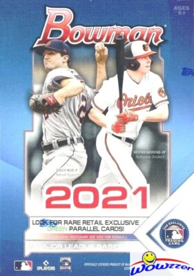 2021 Bowman Baseball EXCLUSIVE Factory Sealed Blaster Box-72 Cards! On Fire! 