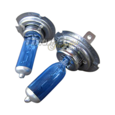 XENON SUPER WHITE HALOGEN BULBS 6000K H7 E-TEST MARK 12V 55W E-Test mark