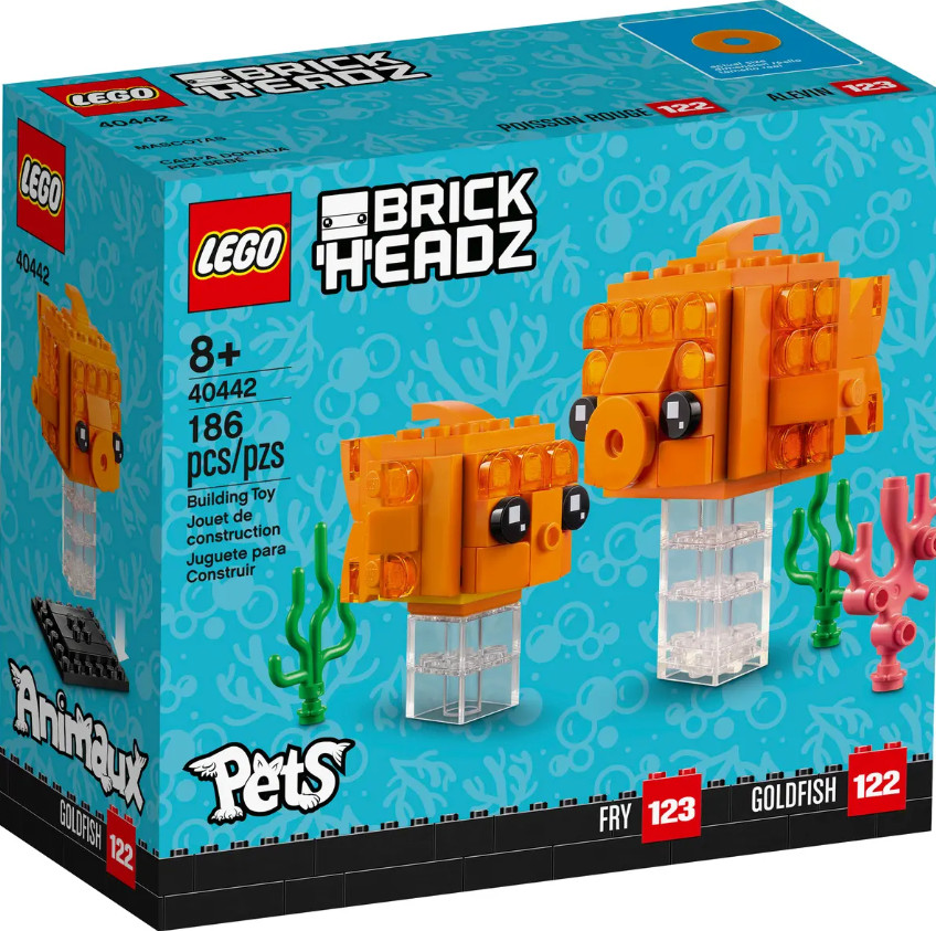 Lego BrickHeadz™ Bauset und Schaustück „Goldfisch“ (40442) - Geschenkidee NEU