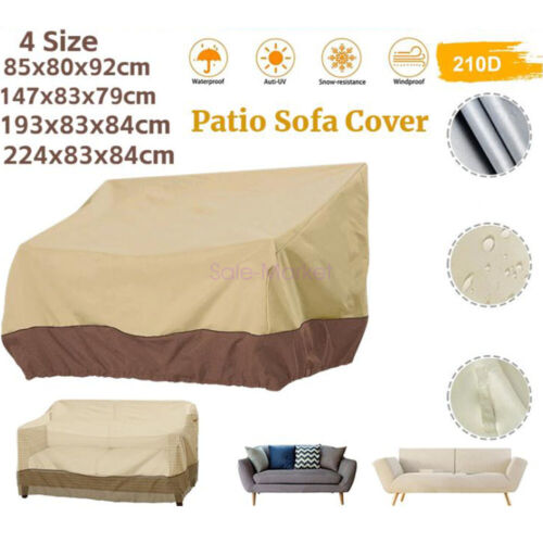 Outdoor Waterproof Patio Chair Cover Lounge Furniture Sofa Cover Deep Seat Cover - Photo 1/22