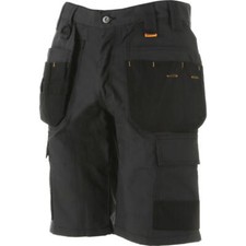 DeWalt Cheverley Ripstop Multi Pocket Work Shorts Grey 42"