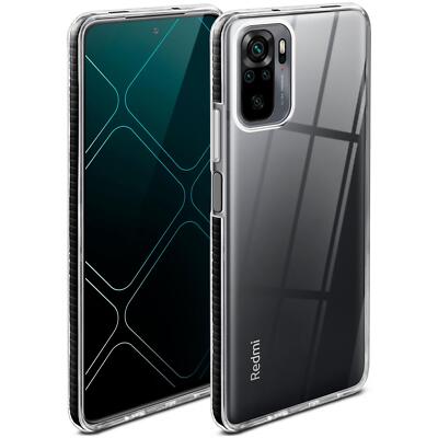 Hülle für Xiaomi Redmi Note 10 / 10S Transparent Eckschutz Silikon Handyhülle