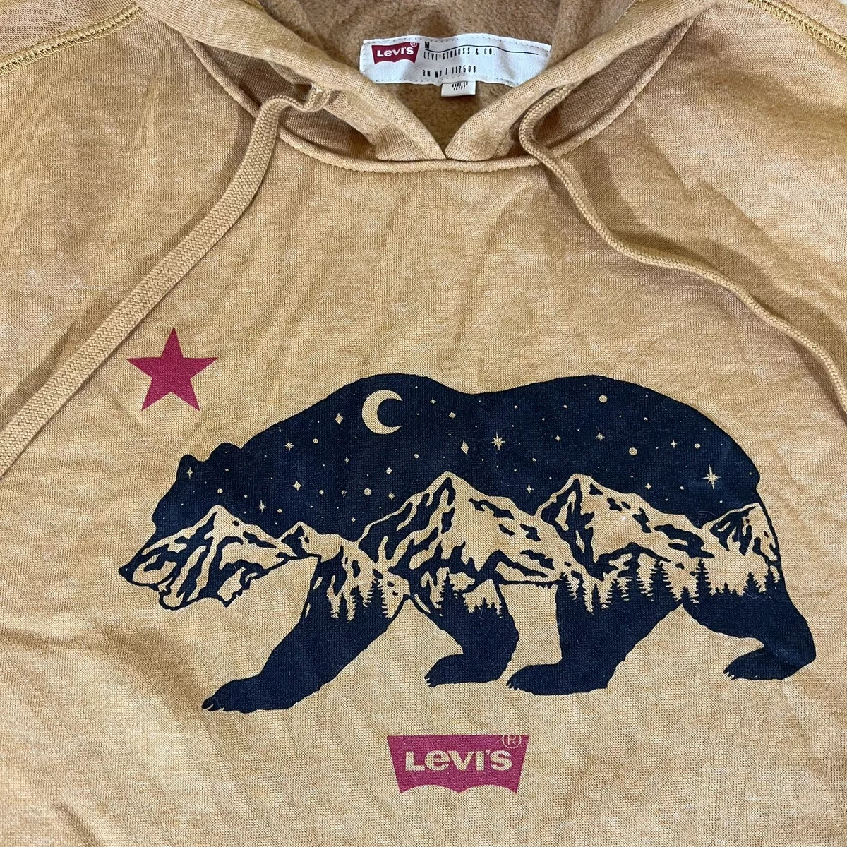 Levi's fleece hot sale hoodie