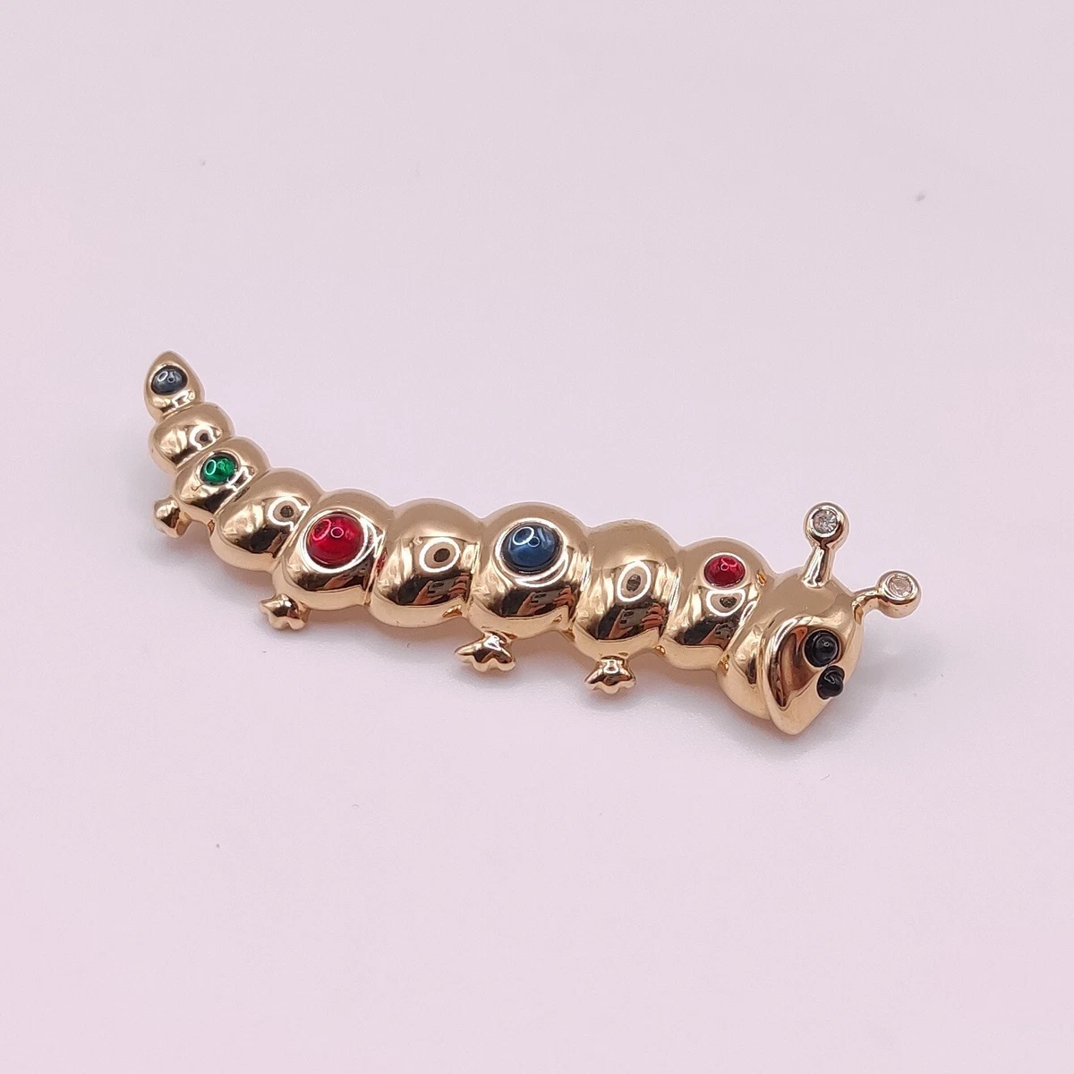 ⭐ Pierre Lang Brosche Anstecknadel Stecker Pin Anhänger Perle Stein Gold 047 ⭐