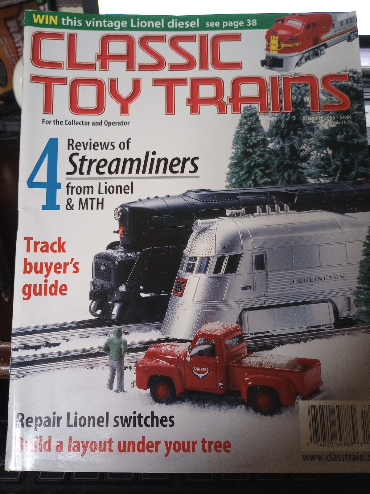 CLASSIC TOY TRAINS magazine December 2000 L6 | eBay