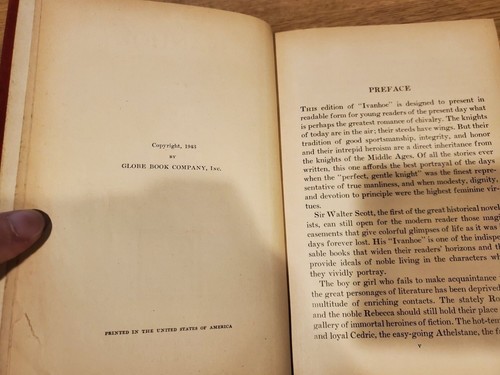 1943 IVANHOE BY SIR WALTER SCOTT VINTAGE CLASSIC - Picture 4 of 9