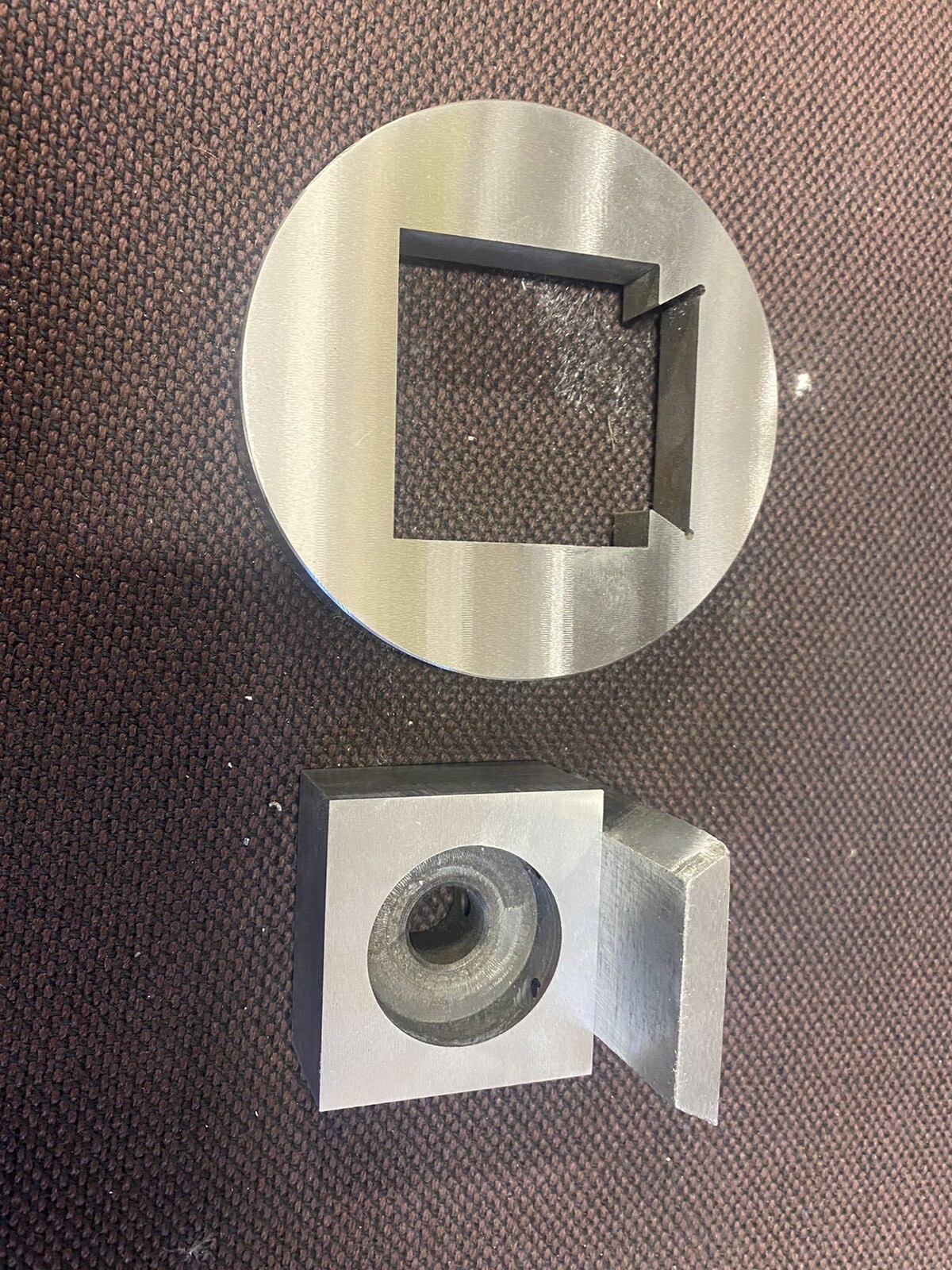 Fly Press Corner Cropper Punch & Die ( Hunton Bolster) eBay