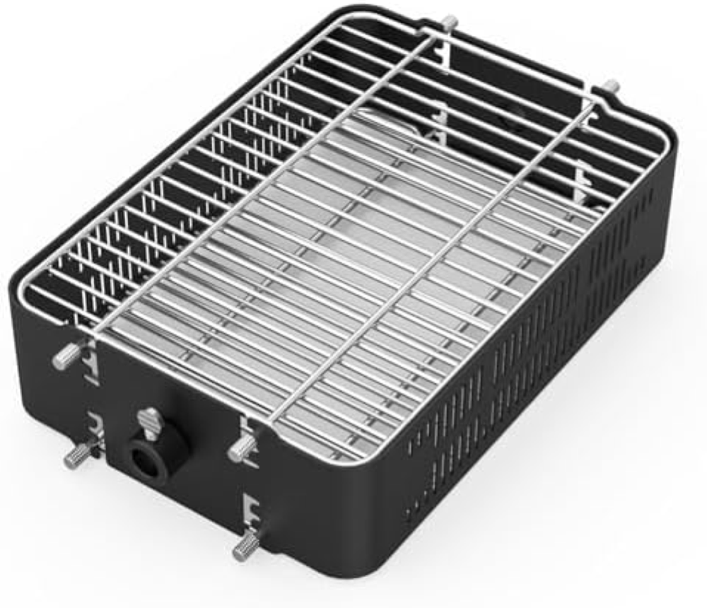 6042 in acciaio inox piatto girarrosto Grill basket si adatta a 12 mm e 10mm esa