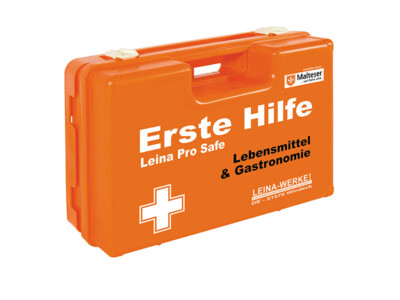 Leina Erste Hilfe Koffer Lebensmittel Gastro Pro Safe DIN 13157 orange