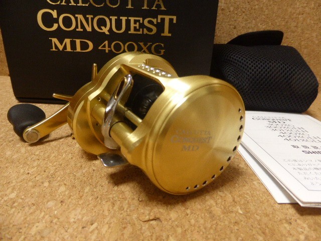 リール SHIMANO CALCUTTA CONQUEST MD 400XG 23 SHIMANO CALCUTTA CONQUEST MD 400 XG RH REEL (U.S SELLER