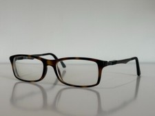 Ray Ban RB 7017 5200 Square Havana Brown Eyeglasses Optical Frame 54-17-145