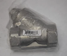 FNW 1" Wye Y Strainer 800 FNWYSSG Stainless Steel Threaded 20 Mesh CF8M