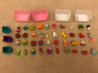 shopkins konvolut X 40 Und Taschen Und Kisten Gemischte Jahreszeiten Einige Selten