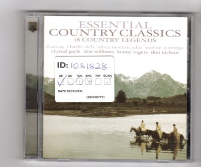 (IN405) Essential Country Classics, 18 Country Legends - 2003 CD