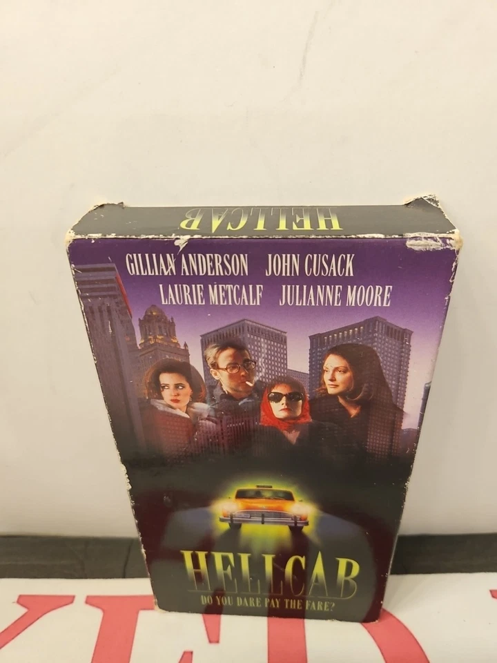 HELLCAB VHS Tape 1997 Thriller Horror Gillian Anderson John Cusack - Imagem 2 de 4