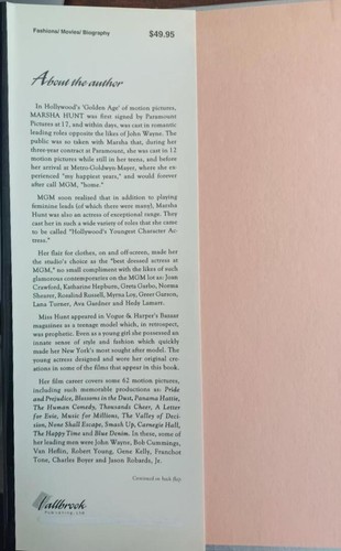 THE WAY WE WORE Styles of the 1930s & '40s by Marsha Hunt 1994 Hardcover NEW!! - Imagen 2 de 8