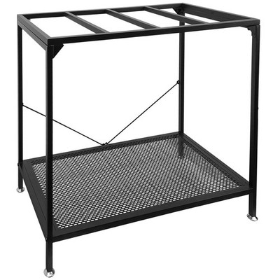 40 Gallon Fish Tank Stand, 2 Stands Metal Aquarium Stand, Aquarium Turtle Tan...