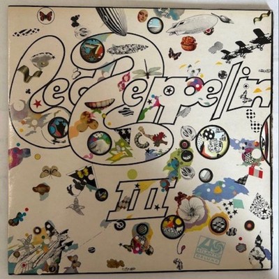 Led Zeppelin III UK 1970 Vinyl A5/B6 Red Plum Label First Press LP