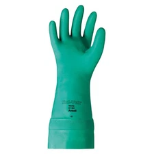 Ansell 37-165-10 Sol-Vex Nitrile Gloves, Straight Cuff, Unlined Lined, Size...