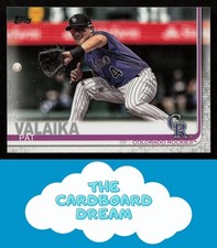 Pat Valaika 2019 Topps #621 Colorado Rockies Baseball Card