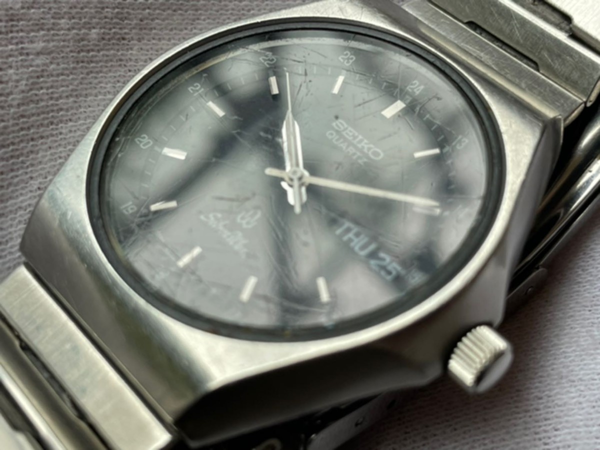 時計 SEIKO SILVER WAVE 8229-6030 VINTAGE SEIKO Silver Wave 8229-6030 Men's Quartz Watch Vintage Rare