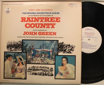 John Green 2-Disc Lp Raintree County Soundtrack On EntrActe - Vg++ To Nm! / Vg++
