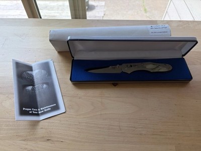 Rare Vintage Benchmade Osborne 960 Mother Pearl Limited 363/500 Knife New