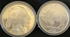 1 Troy Oz .999 Silver Buffalo Indian Head Golden State Mint Round