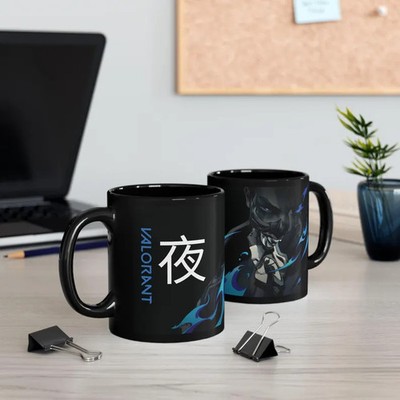 Valorant Master The Shadows Gaming Black Coffee Mug Size 11-15oz