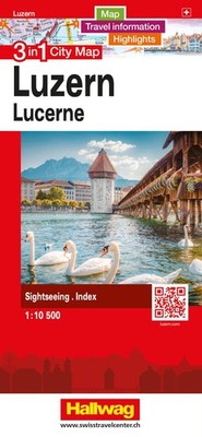 Hallwag Stadtplan Luzern 
