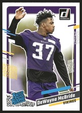2023 Donruss DeWayne McBride Rookie Minnesota Vikings #366