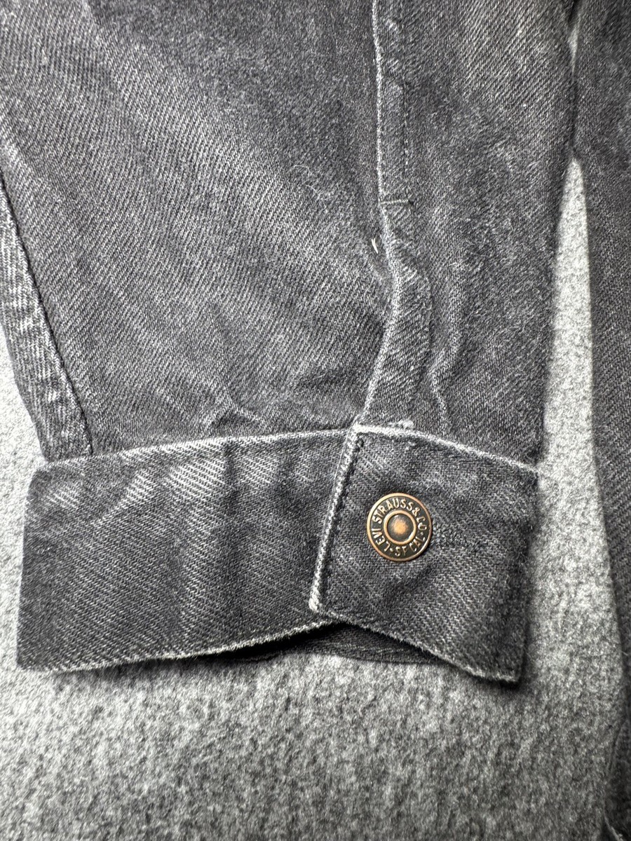 Levi's 70507₋4159 madein USA Vintage Levis Jacket Mens XL Black Denim 70507 4159 Type 3