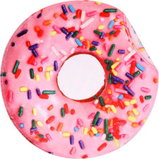 Donuts Novelty Funny Flannel round Blanket - Funny Gifts for Teens Boys and Girl