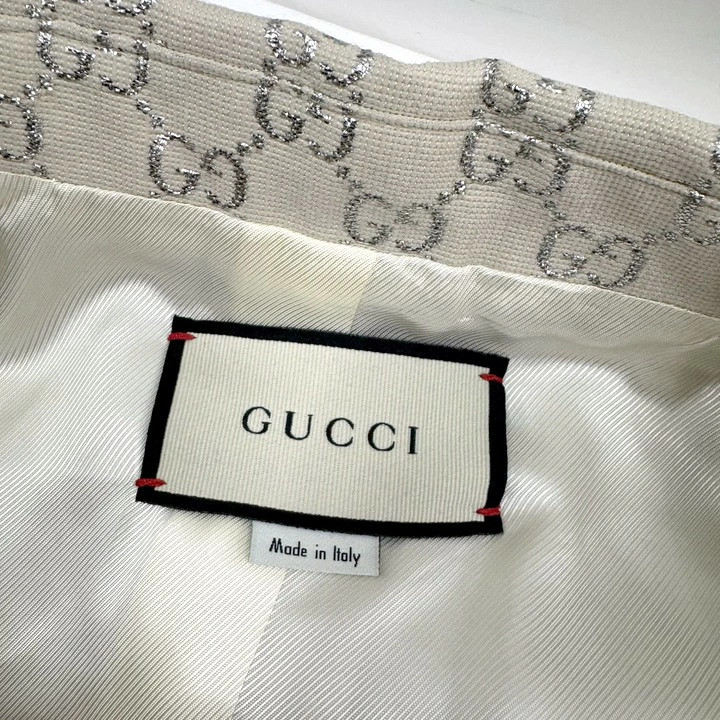 GUCCI Interlocking G Tailored Jacket 68% Wool Siz… - image 6