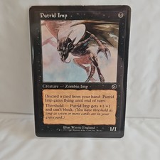Magic: The Gathering Putrid Imp Creature Black Regular English Card Stock