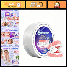 Denture Reline Kit - Silicone Upper  Lower Denture Repair Set for Comfort