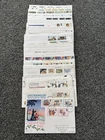 Job Lot of 48 UK GB First Day Covers & Covers FDC's 1981 - 1990 Lot #M47