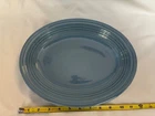 Fiesta Ware HLC Periwinkle Blue Oval Serving Platter - Large 11 1/2 inches