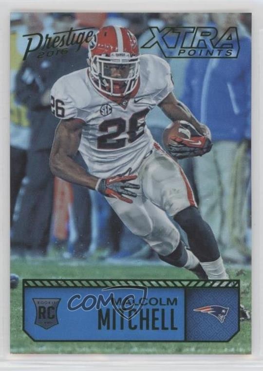 2016 Panini Prestige Rookies Xtra Points Green Malcolm Mitchell Rookie RC 0nr3