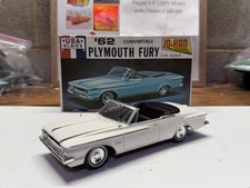 Johan 125 1962 Plymouth Fury Convertible Built Model Kit With Boxinstructions Johan 125 1962 Plymouth Fury Convertible Built Model Kit With Boxinstructions