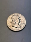 1963 Franklin Half Dollar Silver