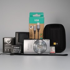 Canon IXUS 275 HS Digital Compact Camera Silver + Accessories - Refurbished
