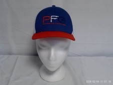 'Pre-Owned' Columbia Fitted PFG Youth One Size Elastic Stretch Hat Red/Whit/Blue