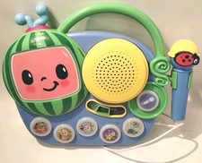 Cocomelon My First Sing- Along Boombox with Microphone Baby Toy - Tested Works 