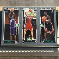 2003-04 Topps Matrix Dwyane Wade, Chris Bosh, Chris Kaman #115-116-114 (RC)