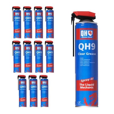 Mehrzweck Klar Sprühfett Hochleistungsschmierstoff Groß 600ml x12