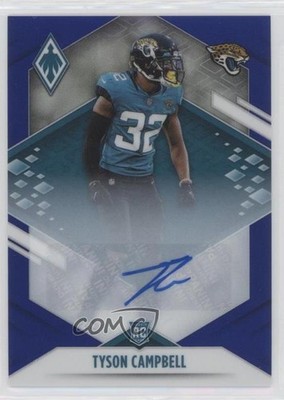 2021 Panini Phoenix Blue 23/25 Tyson Campbell #158 Rookie Auto RC sl7